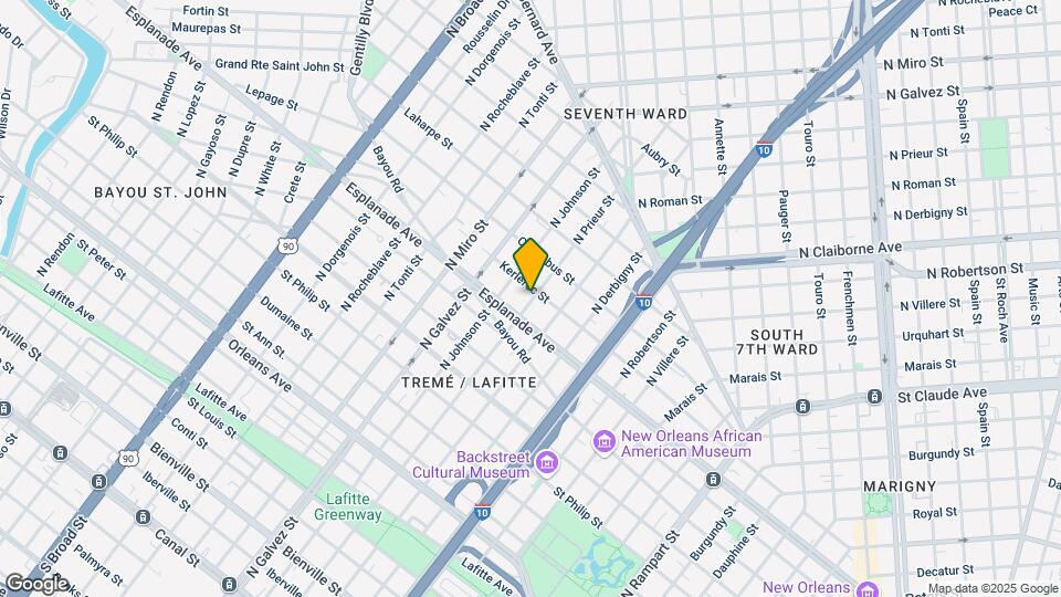 1435 N Prieur St Map and Location Details