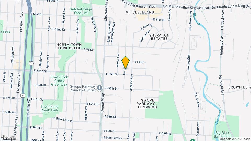 5433 Norton Ave Map and Location Details