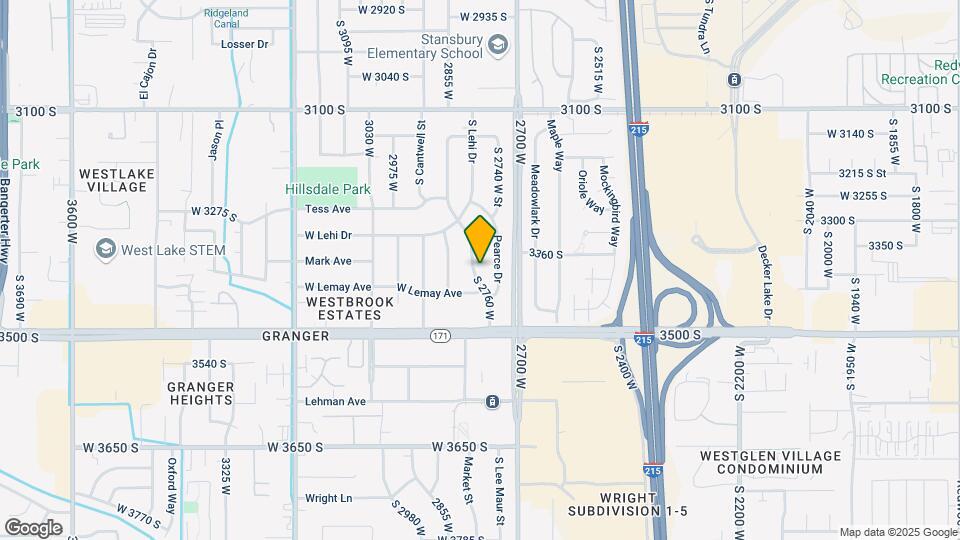 3389 S 2760 W Map and Location Details