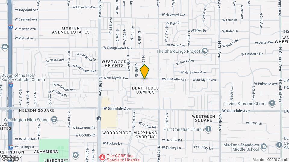 Beatitudes Patio Homes Map and Location Details