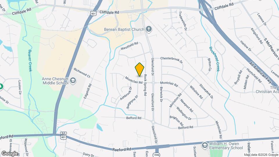 627 Burgoyne Dr Mapa y Detalles de la Ubicación