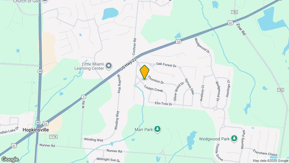 640 Linden Creek Mapa y Detalles de la Ubicación