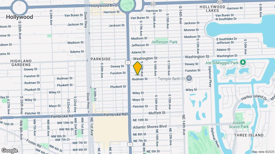 1721 Rodman St, Unit 1 Mapa y Detalles de la Ubicación