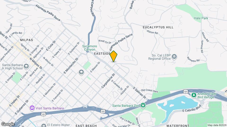 1417 Clifton St Map and Location Details