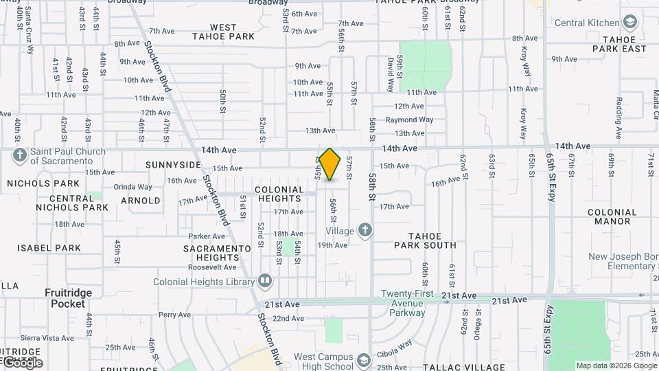 5511 San Francisco Blvd Mapa y Detalles de la Ubicación