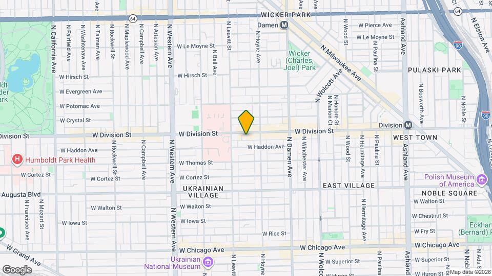 2131 W Division St Map and Location Details