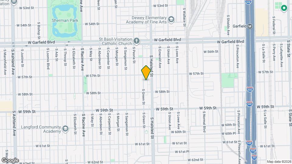 5725 S Green St-Unit -2 Map and Location Details