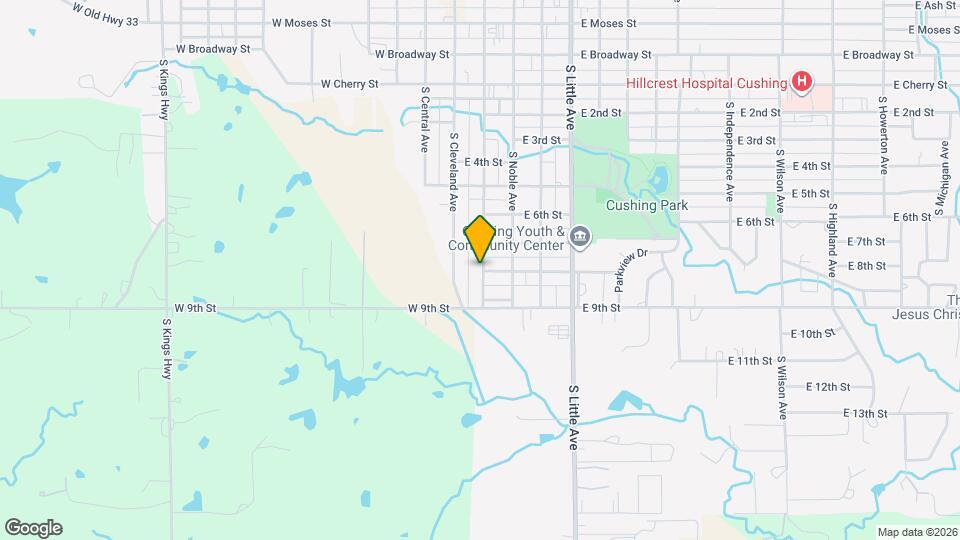 825 S Harrison Ave Map and Location Details