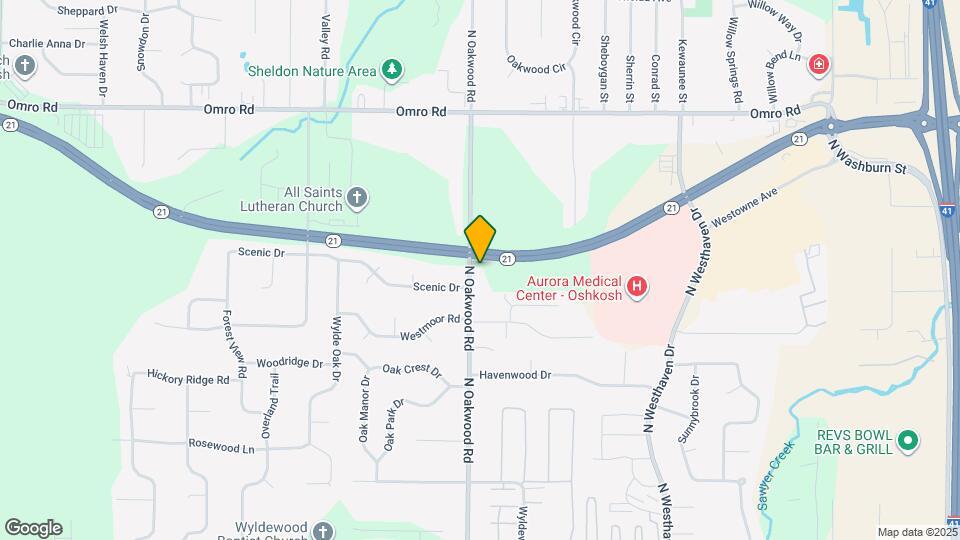 850-852-852 N Oakwood Rd Map and Location Details