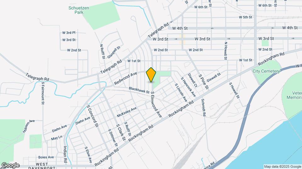 316 S Elmwood Ave Map and Location Details