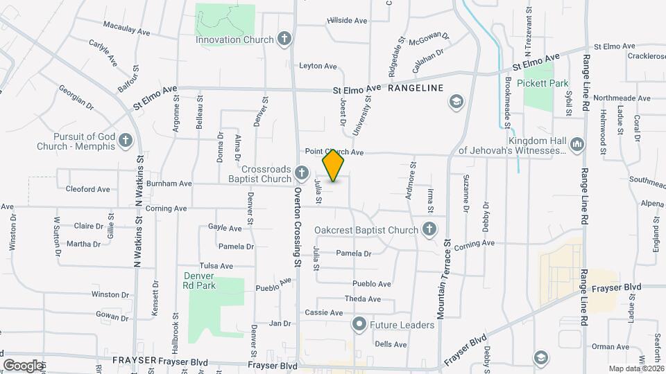 2176 Burnham Cove Map and Location Details