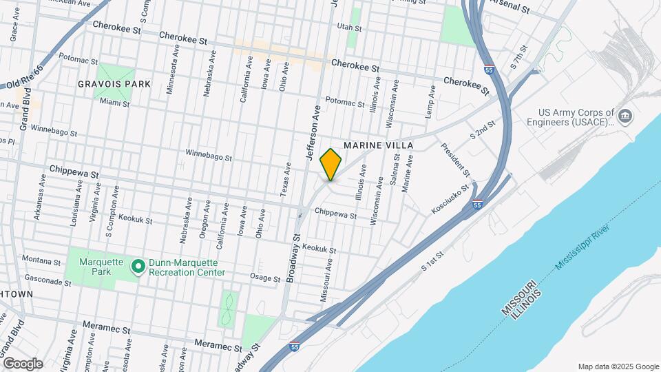 2153 Stansbury St Map and Location Details