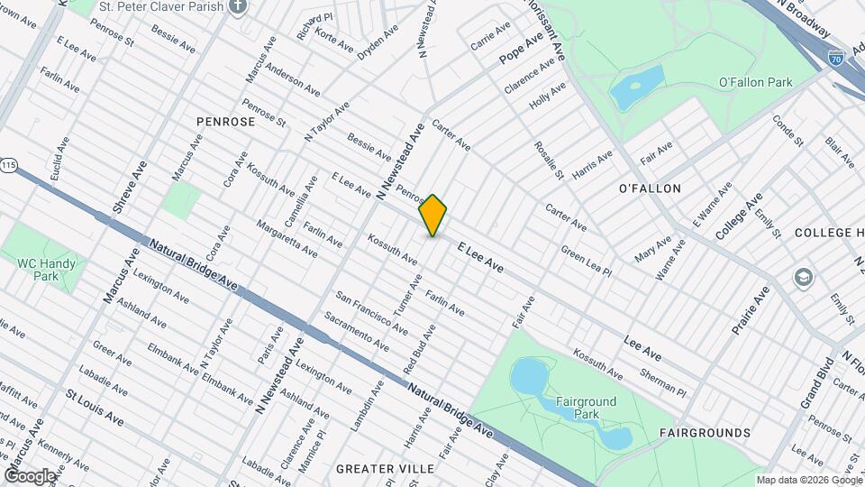 4129 Turner Ave Mapa y Detalles de la Ubicación