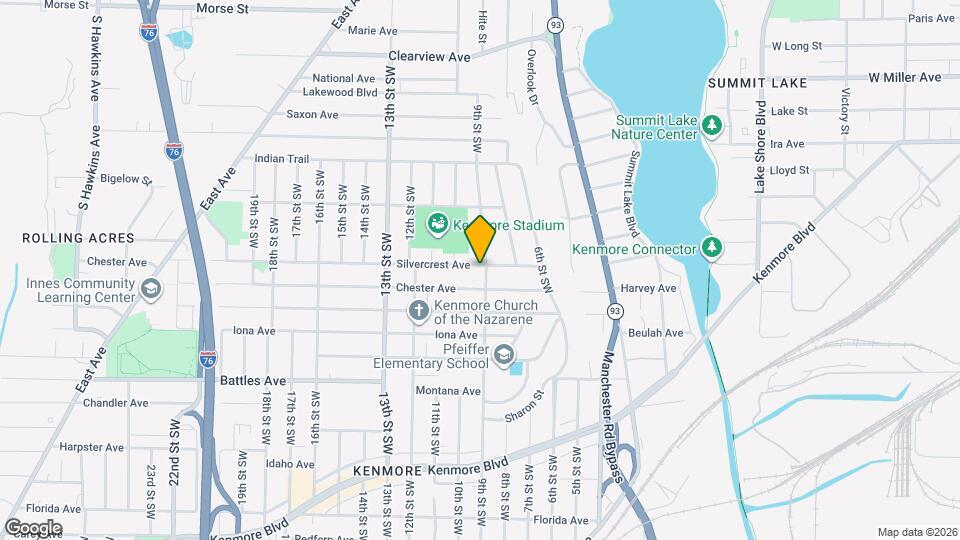 744 Silvercrest Ave Map and Location Details