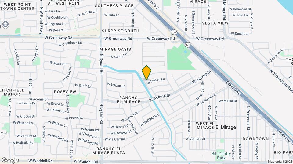 12574 W Lisbon Ln Map and Location Details
