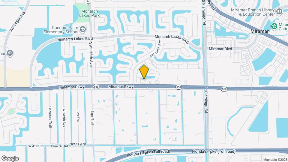 3168 SW 129th Ave Mapa y Detalles de la Ubicación