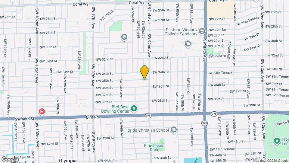 9230 SW 35th St Map and Location Details