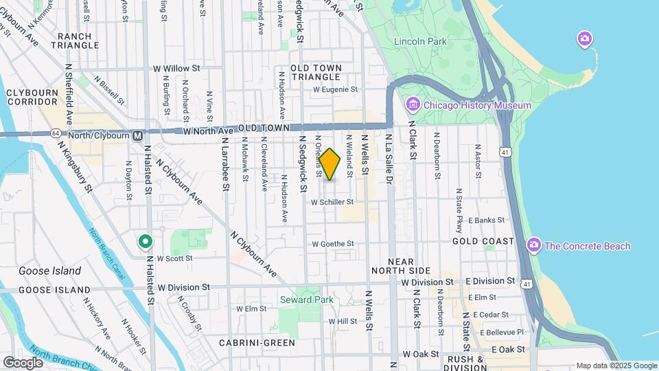 1424 N North Park Ave Map and Location Details