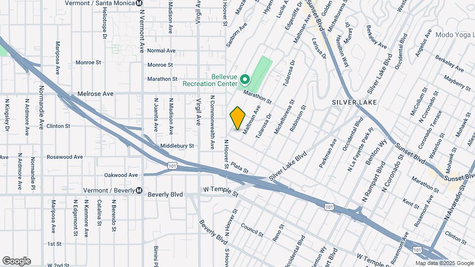 3613 1/4 Bellevue Ave Map and Location Details