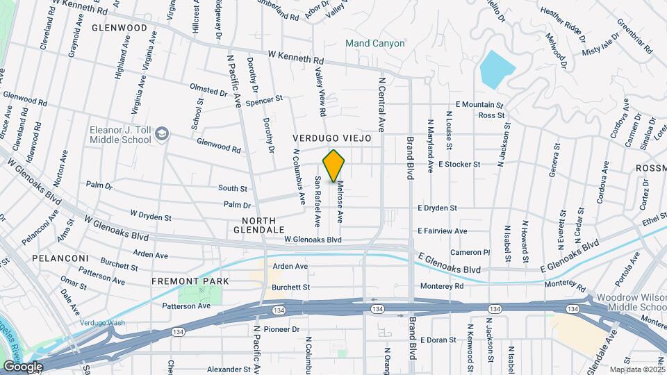 1125 Melrose Ave Map and Location Details