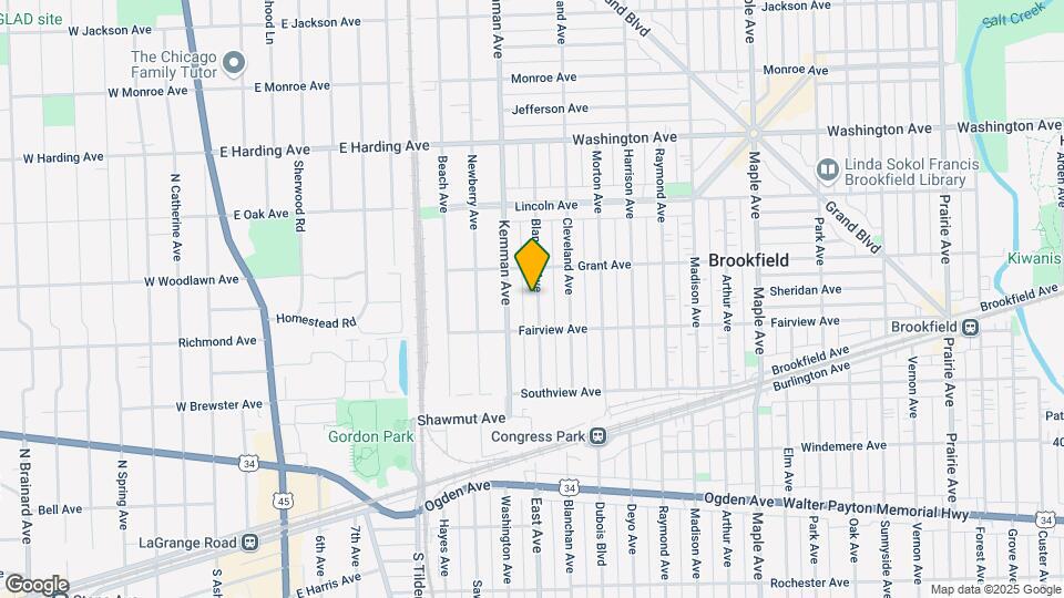 3724 Blanchan Ave Map and Location Details