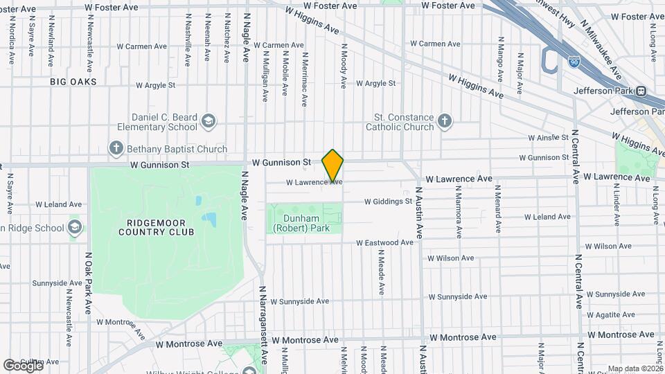 6215 W Lawrence Ave Map and Location Details