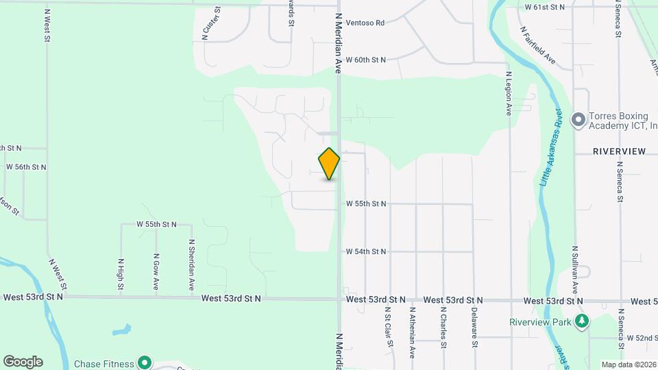 2506 W 55th St N Map and Location Details