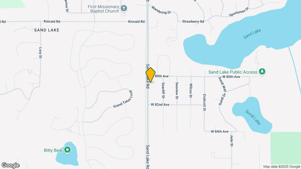 8033 Sand Lake Rd Map and Location Details