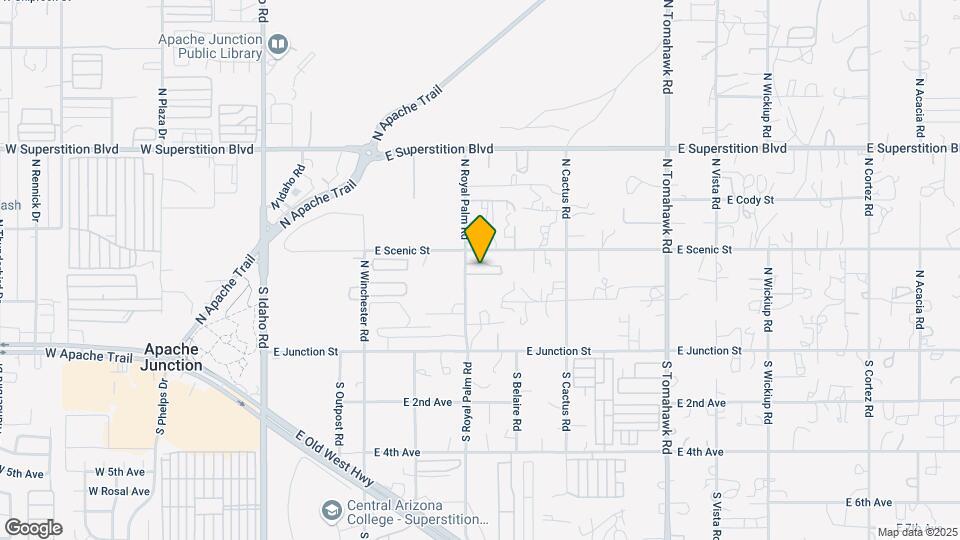 Foothills Mobile Home Park Map and Location Details