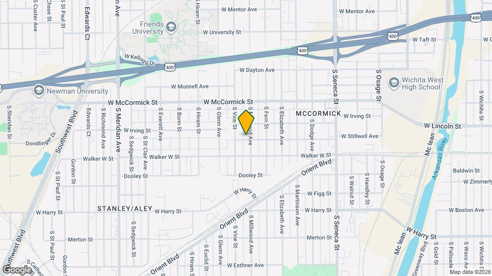 1125 S Millwood Ave Mapa y Detalles de la Ubicación
