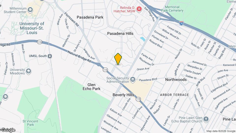 7259 Pasadena Blvd Map and Location Details