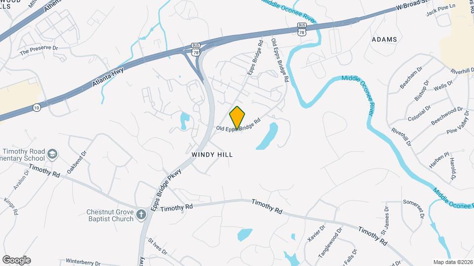 431 Old Epps Bridge Rd Map and Location Details