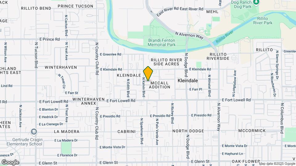 3417 E Lind Rd Mapa y Detalles de la Ubicación