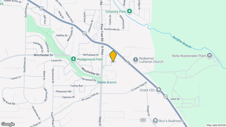 1419 Commercial Dr Map and Location Details