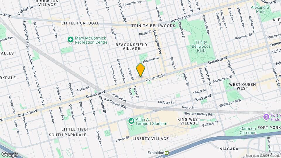 108 Dovercourt Rd Map and Location Details