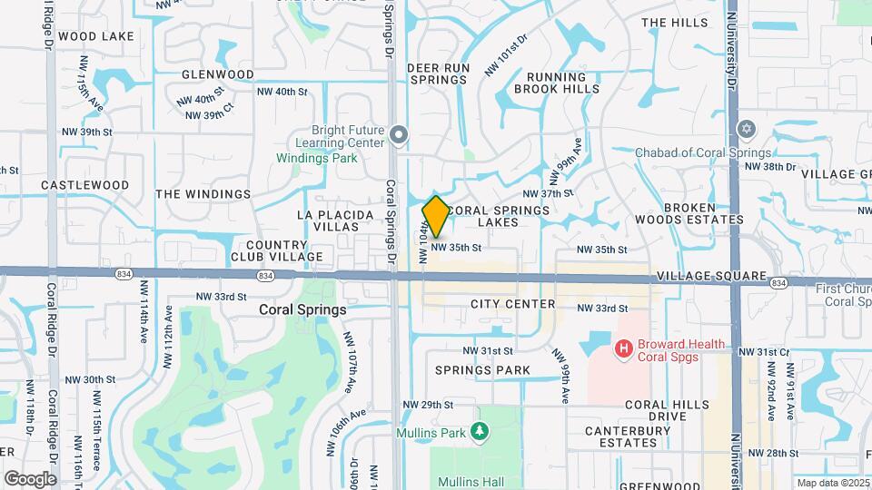10373 NW 35th St, Unit #ONE OF A KIND Map and Location Details