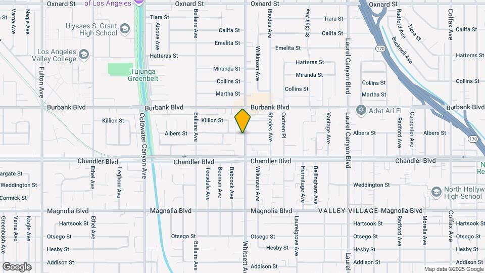 5451 Whitsett Ave Map and Location Details