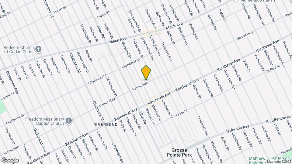 15111 E Vernor Hwy Mapa y Detalles de la Ubicación