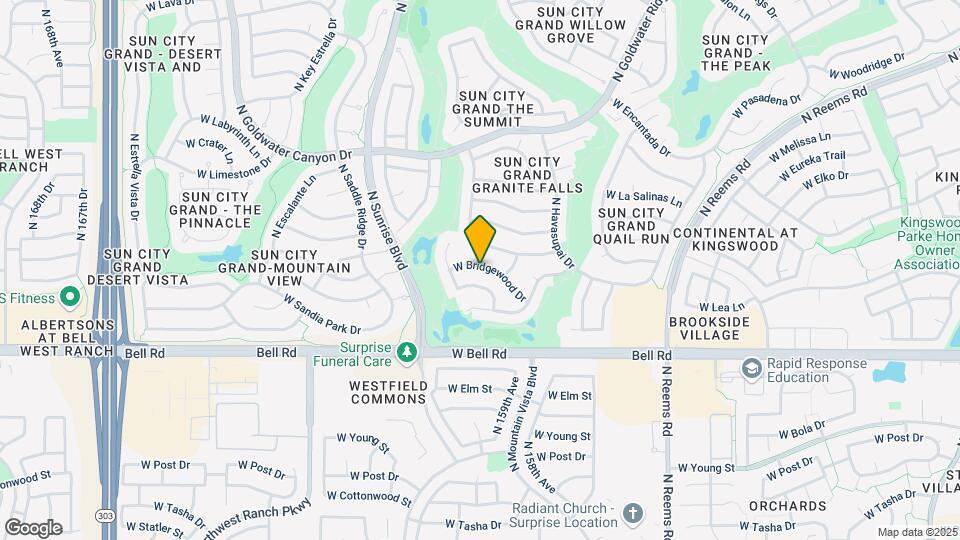 15847 W Bridgewood Dr Map and Location Details