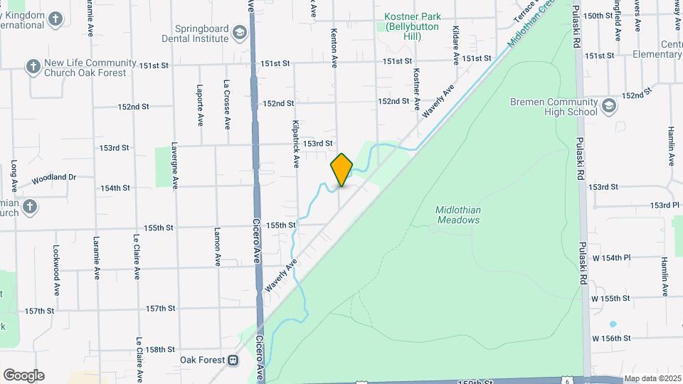 15407 Kenton Ave Map and Location Details