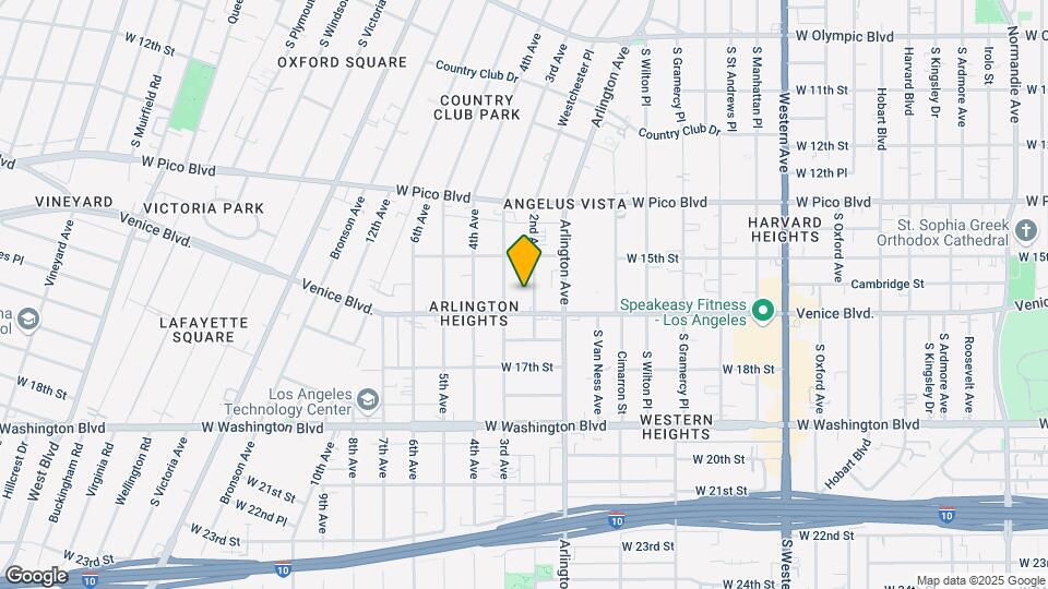 1541 2nd Ave Mapa y Detalles de la Ubicación