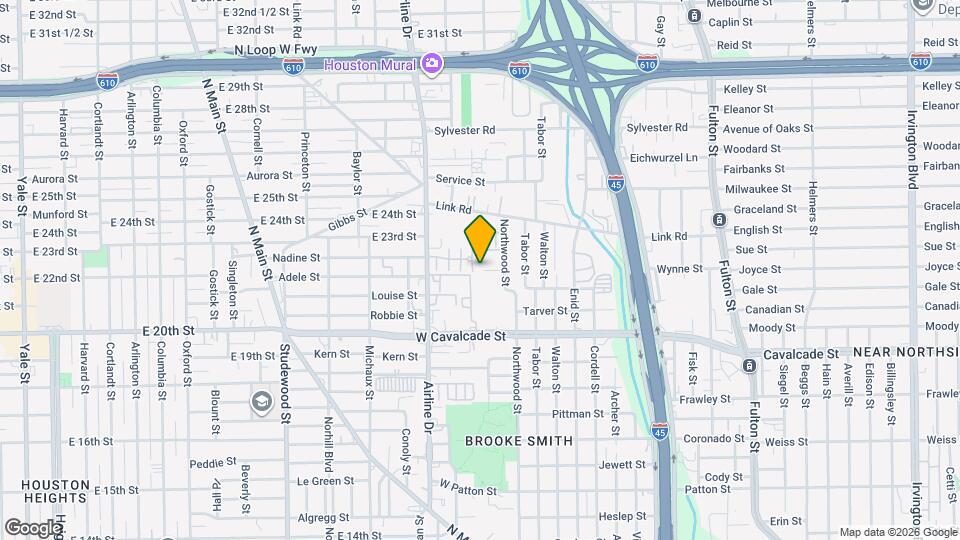 1665 Northwood St Map and Location Details