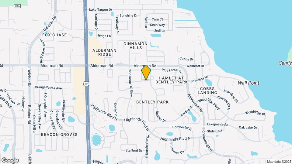 2582 Bentley Dr Map and Location Details
