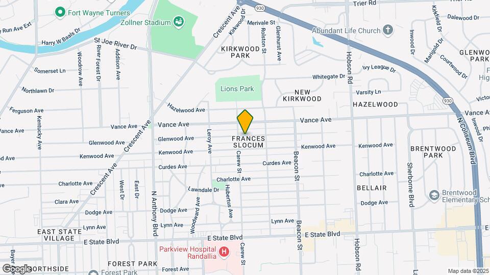 2414 Glenwood Ave Map and Location Details