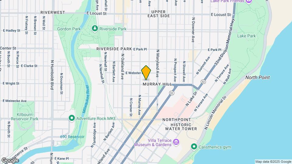 2505 N Fredrick Ave Map and Location Details