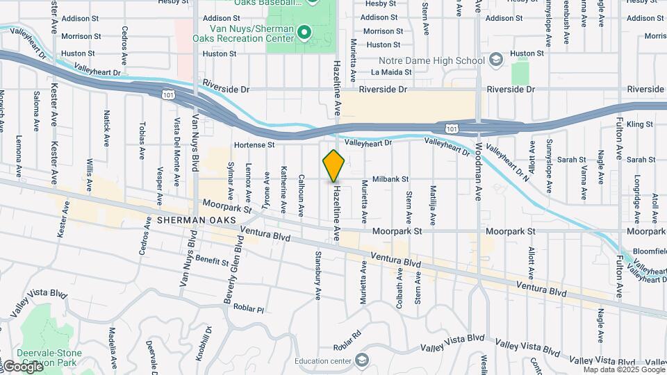4477-4479 Hazeltine Ave Map and Location Details