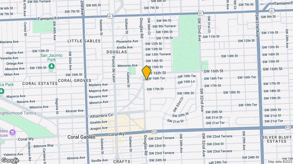 1627 SW 37th Ave Mapa y Detalles de la Ubicación