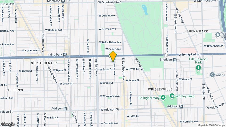 3924 N Janssen Ave, Unit 1 Map and Location Details