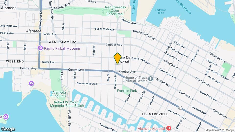 1416 Sherman St Map and Location Details
