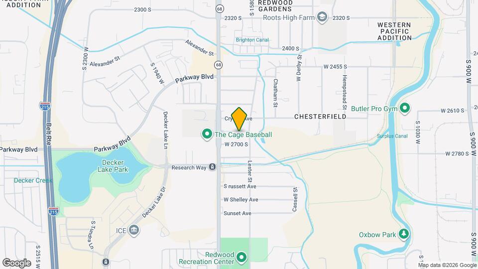 1627 W Malvern Ave Map and Location Details